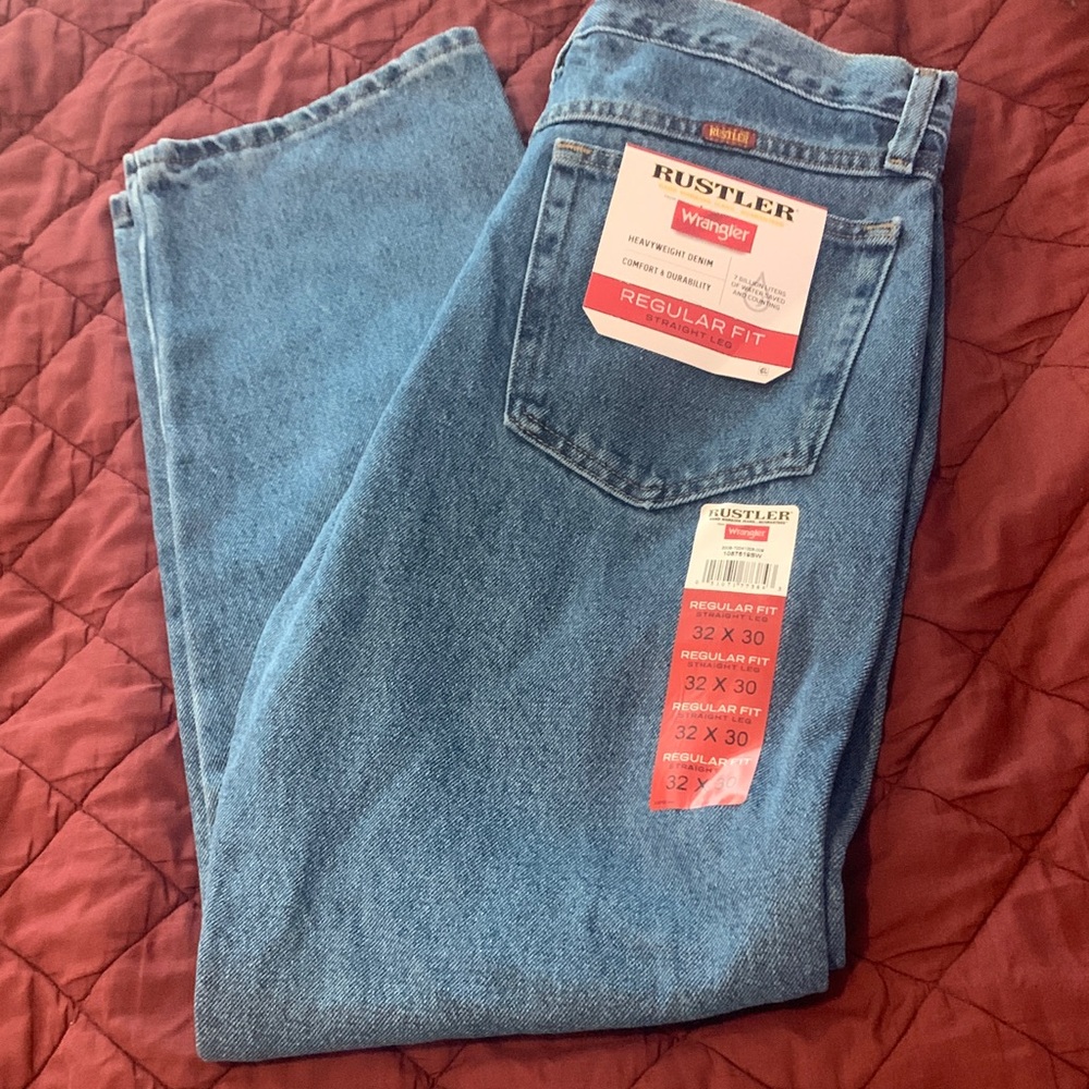 Wrangler Rustler Blue Denim Jeans
